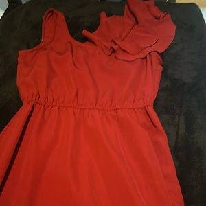 Red cute dress